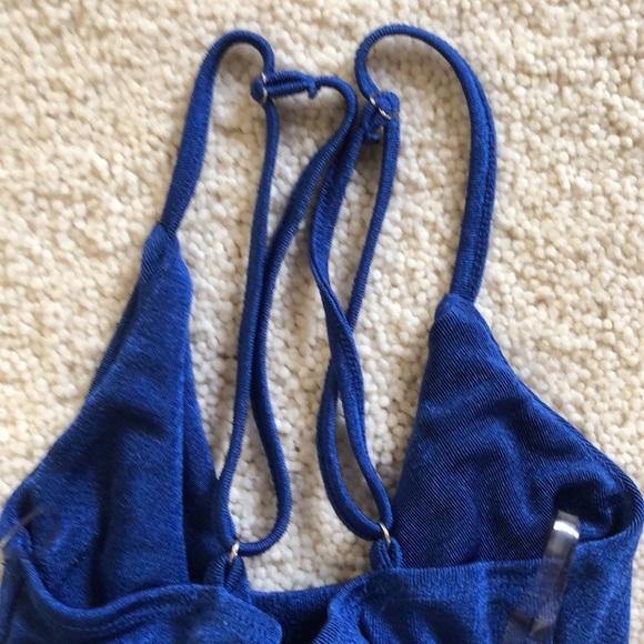 Fashion Nova High Waist Cheeky Cami Bodysuit in Royal Blue - Picture 5 of 12
